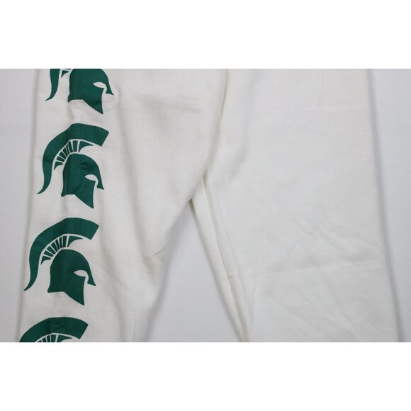 Vintage 90s Mens XL Distressed Michigan State University Sweatpants Joggers USA - Picture 3 of 14